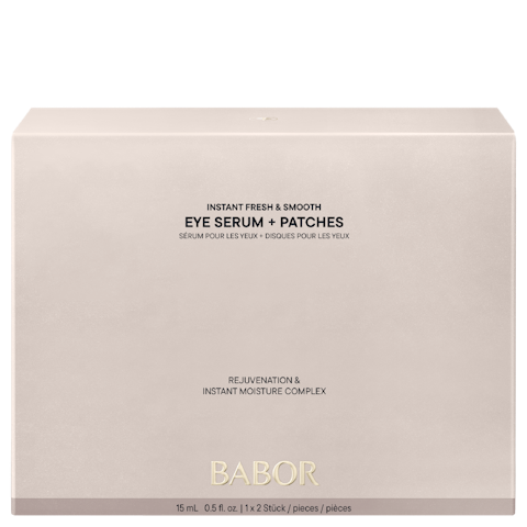 Instant Fresh & Smooth Eye Serum + Patches – Sérum y Parches Reutilizables para el Contorno de Ojos