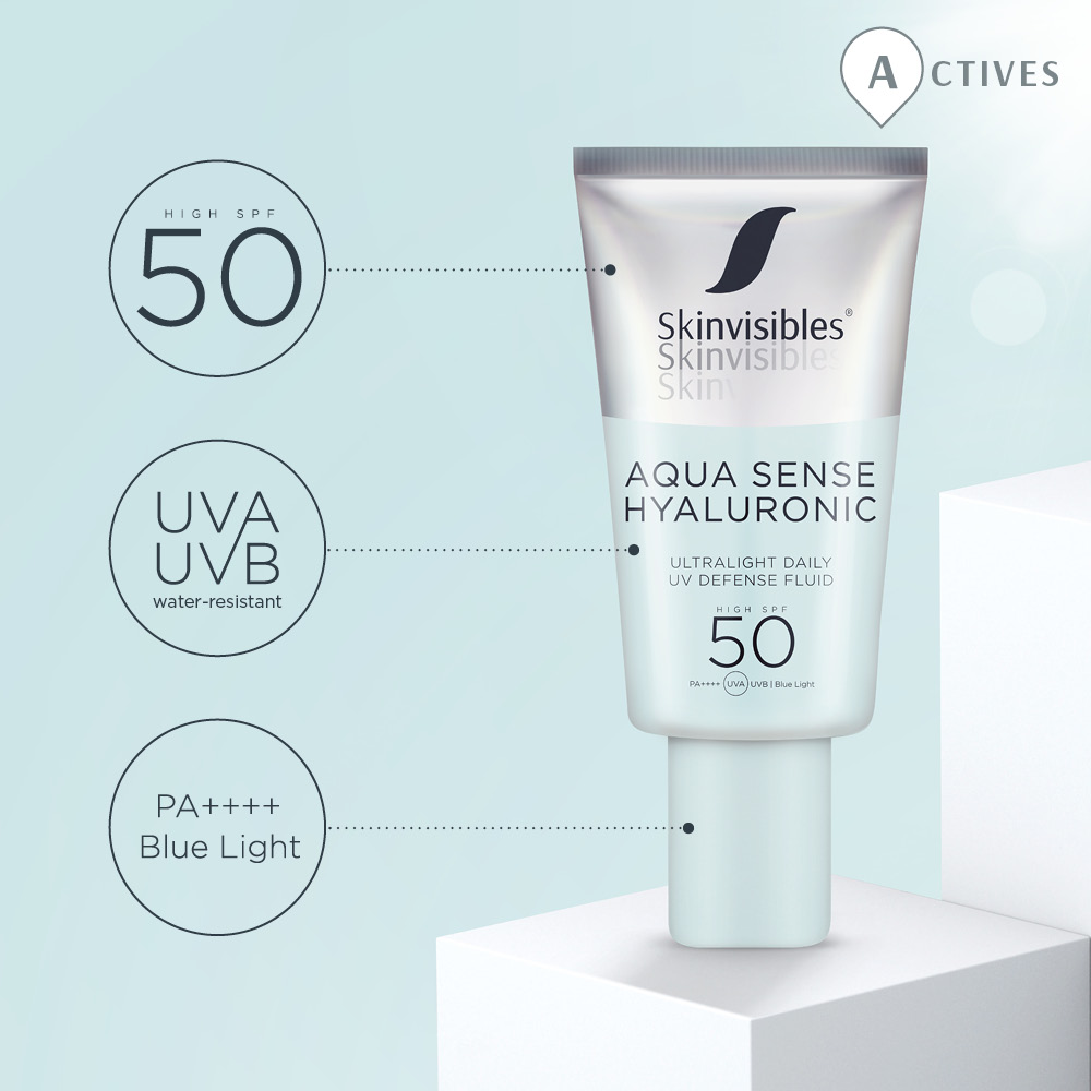 AQUA SENSE HYALURONIC SPF50  50ml – Fluido Facial Hidratante