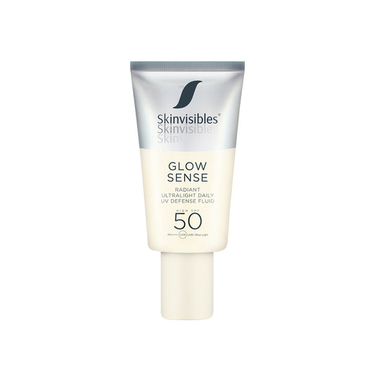 GLOW SENSE SPF50  50ml – Fluido Facial Glow con Protección Solar Alta