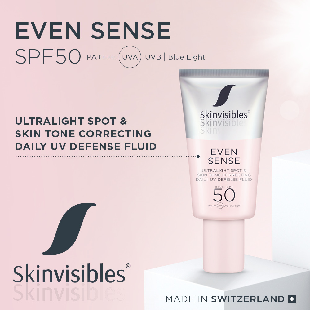 EVEN SENSE SPF50  50ml – Fluido Facial Iluminador y Unificador con Protección Solar Alta