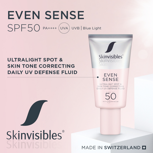 EVEN SENSE SPF50  50ml – Fluido Facial Iluminador y Unificador con Protección Solar Alta