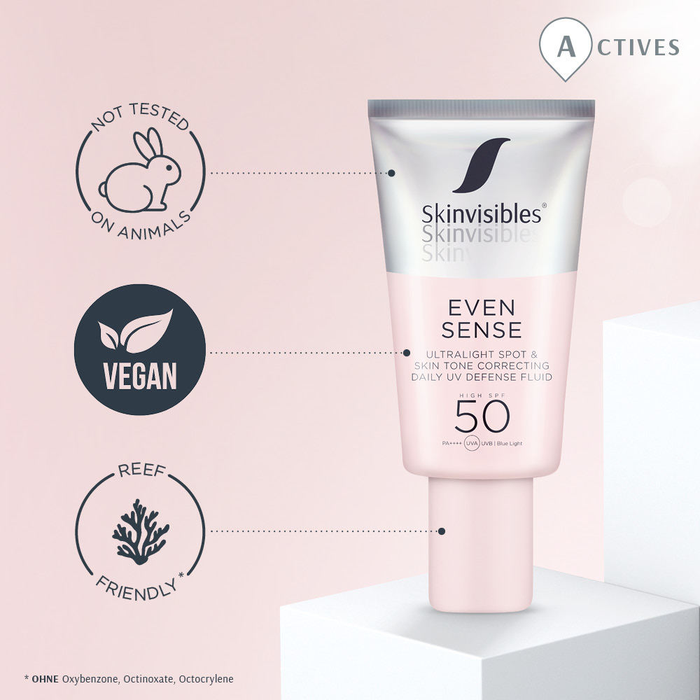 EVEN SENSE SPF50  50ml – Fluido Facial Iluminador y Unificador con Protección Solar Alta